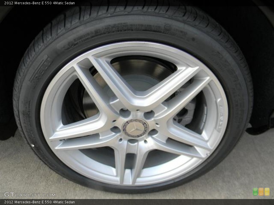 2012 Mercedes-Benz E 550 4Matic Sedan Wheel and Tire Photo #57739628