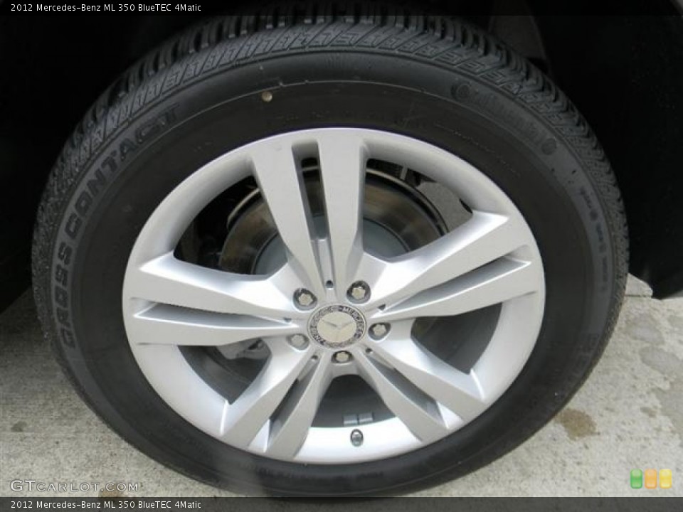 2012 Mercedes-Benz ML 350 BlueTEC 4Matic Wheel and Tire Photo #57744494