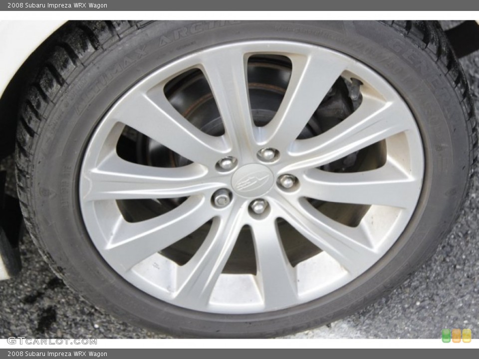 2008 Subaru Impreza WRX Wagon Wheel and Tire Photo #57747986