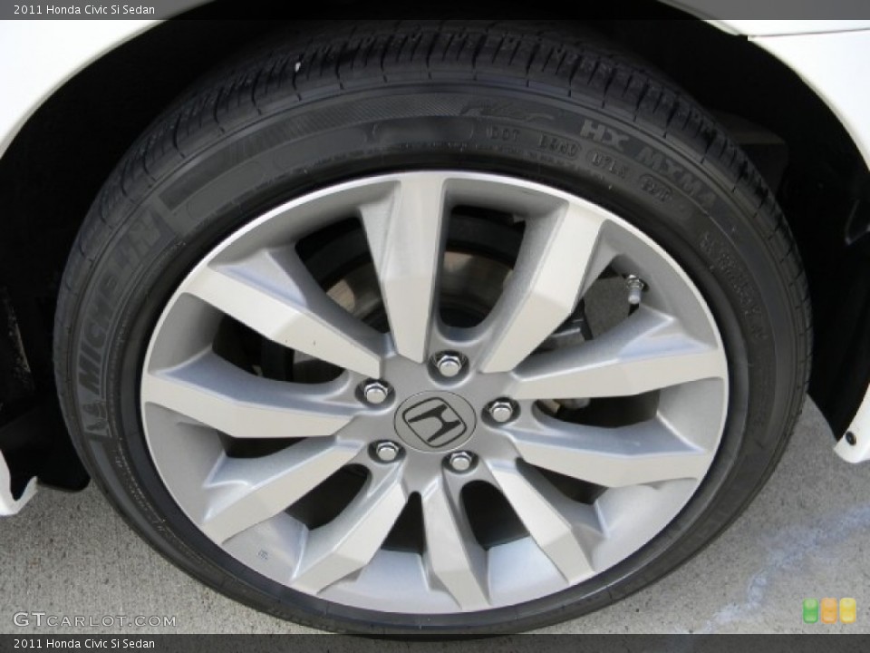 2011 Honda Civic Si Sedan Wheel and Tire Photo #57748601