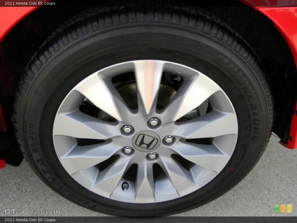 2011 Honda Civic EX Coupe Wheel and Tire Photo #57748823
