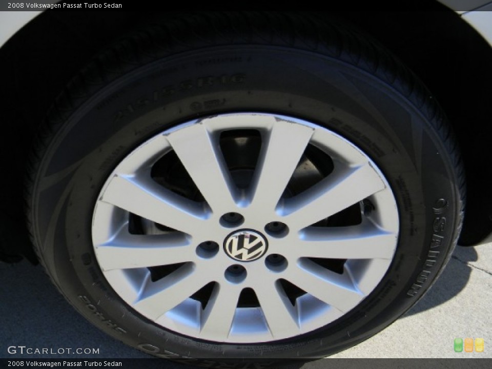 2008 Volkswagen Passat Turbo Sedan Wheel and Tire Photo #57753962