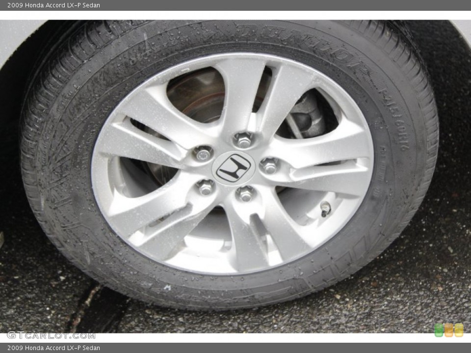2009 Honda Accord LX-P Sedan Wheel and Tire Photo #57758996