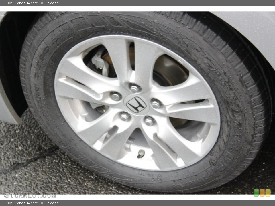 2009 Honda Accord LX-P Sedan Wheel and Tire Photo #57759005
