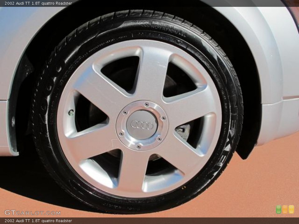 2002 Audi TT 1.8T quattro Roadster Wheel and Tire Photo #57763773