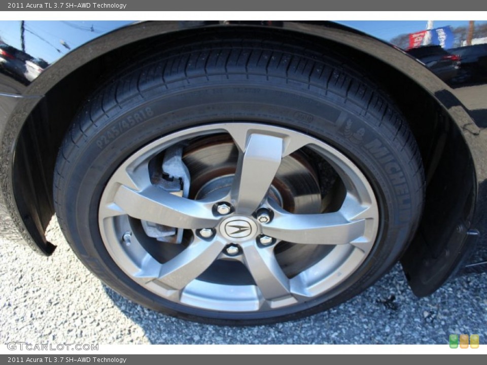 2011 Acura TL 3.7 SH-AWD Technology Wheel and Tire Photo #57765546