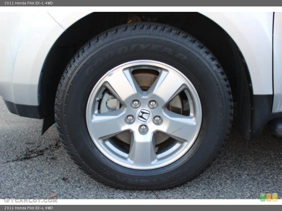 2011 Honda Pilot EX-L 4WD Wheel and Tire Photo #57767771