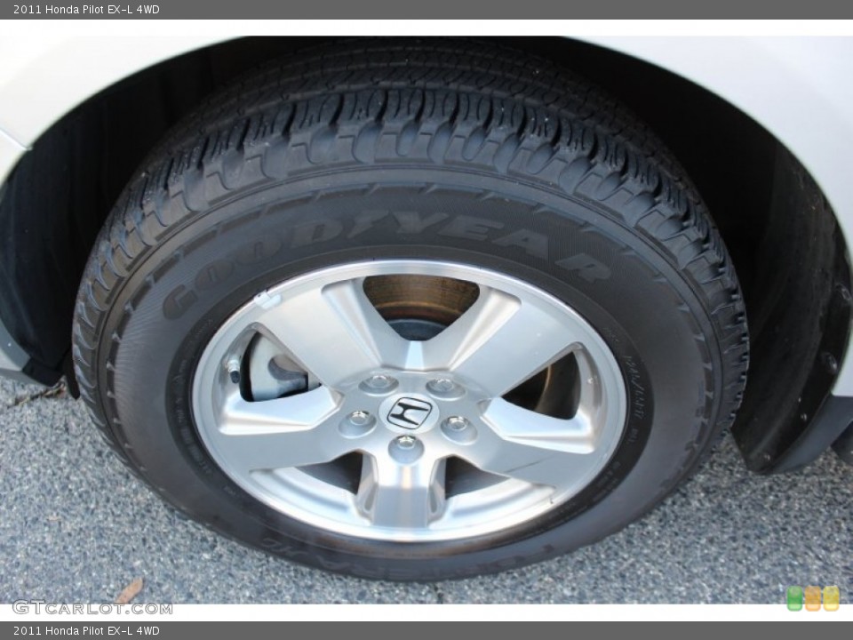 2011 Honda Pilot EX-L 4WD Wheel and Tire Photo #57767778