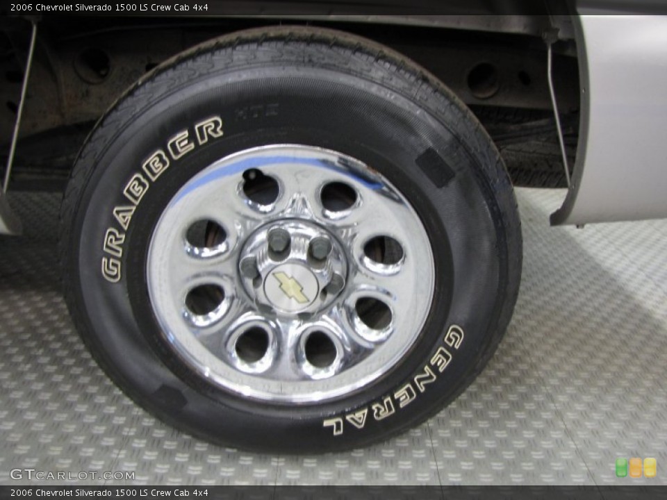 2006 Chevrolet Silverado 1500 LS Crew Cab 4x4 Wheel and Tire Photo #57774192