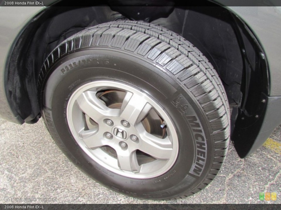 2008 Honda Pilot EX-L Wheel and Tire Photo #57774546