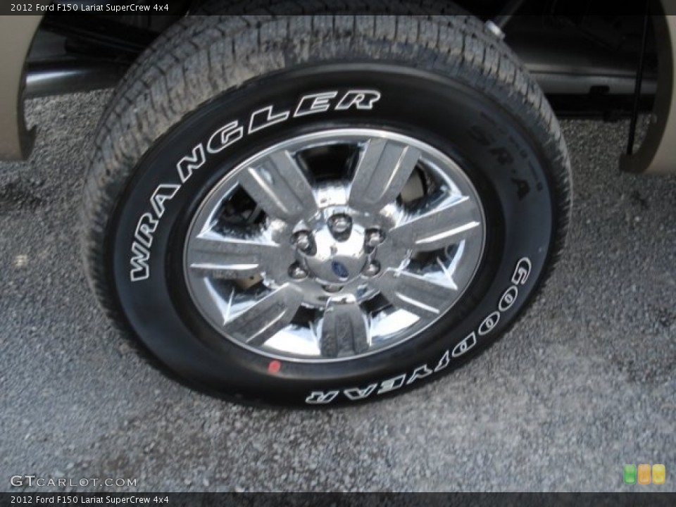 2012 Ford F150 Lariat SuperCrew 4x4 Wheel and Tire Photo #57775224