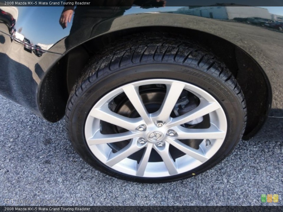 2008 Mazda MX-5 Miata Grand Touring Roadster Wheel and Tire Photo #57783567