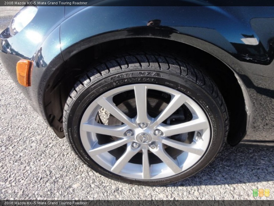 2008 Mazda MX-5 Miata Grand Touring Roadster Wheel and Tire Photo #57783606