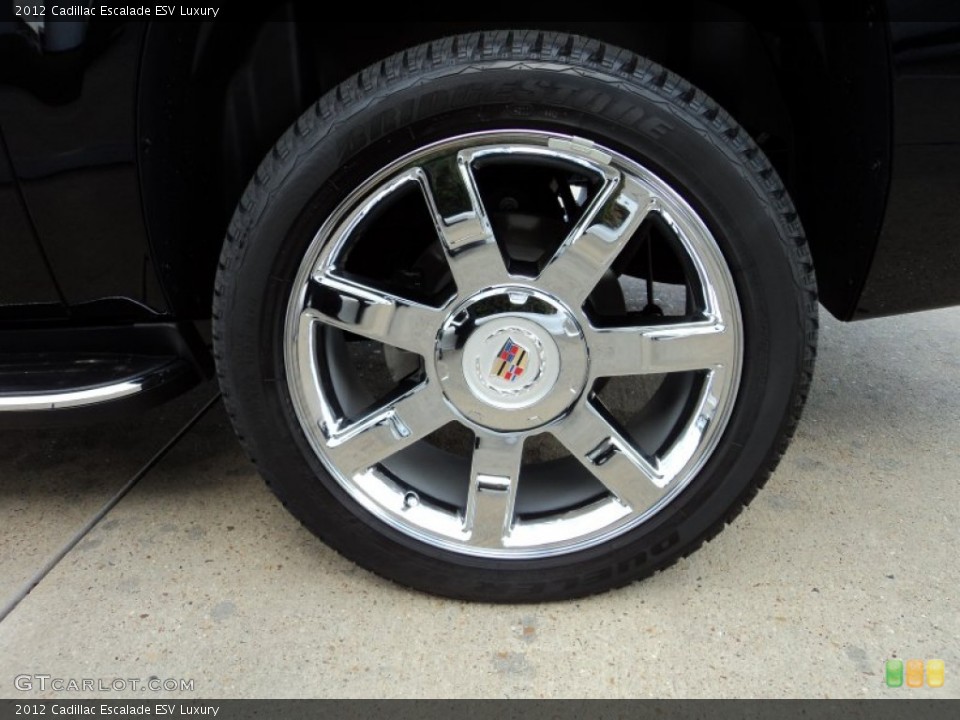 2012 Cadillac Escalade ESV Luxury Wheel and Tire Photo #57784056
