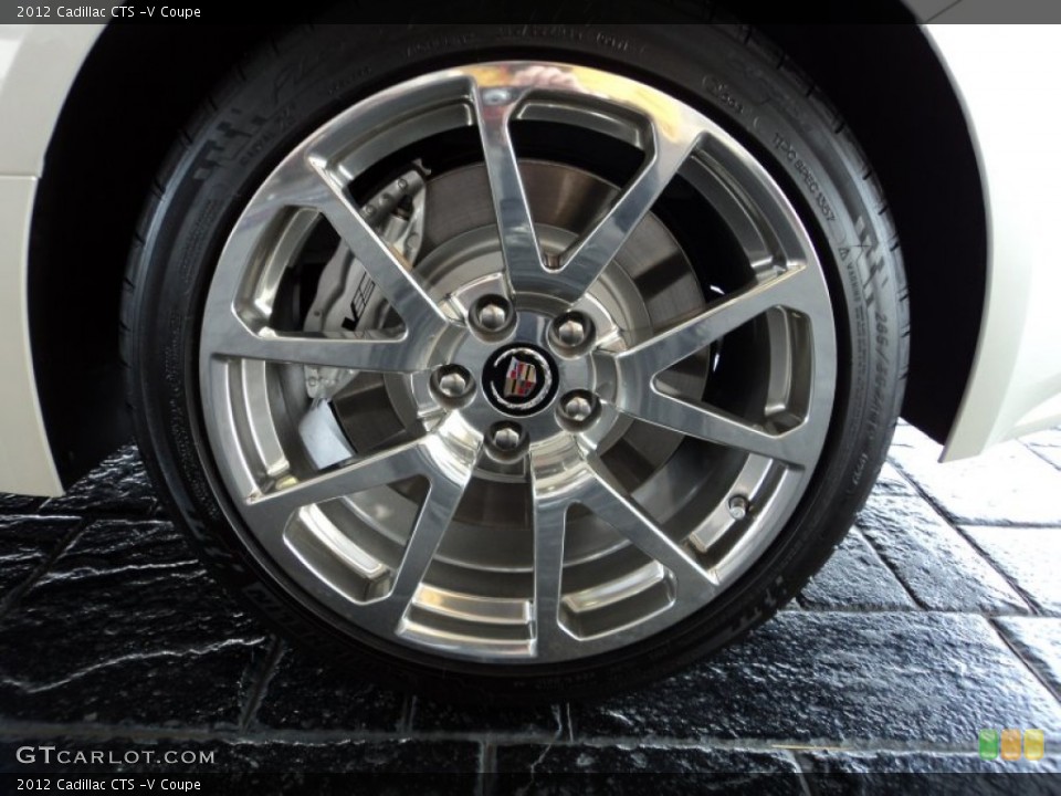 2012 Cadillac CTS -V Coupe Wheel and Tire Photo #57784516