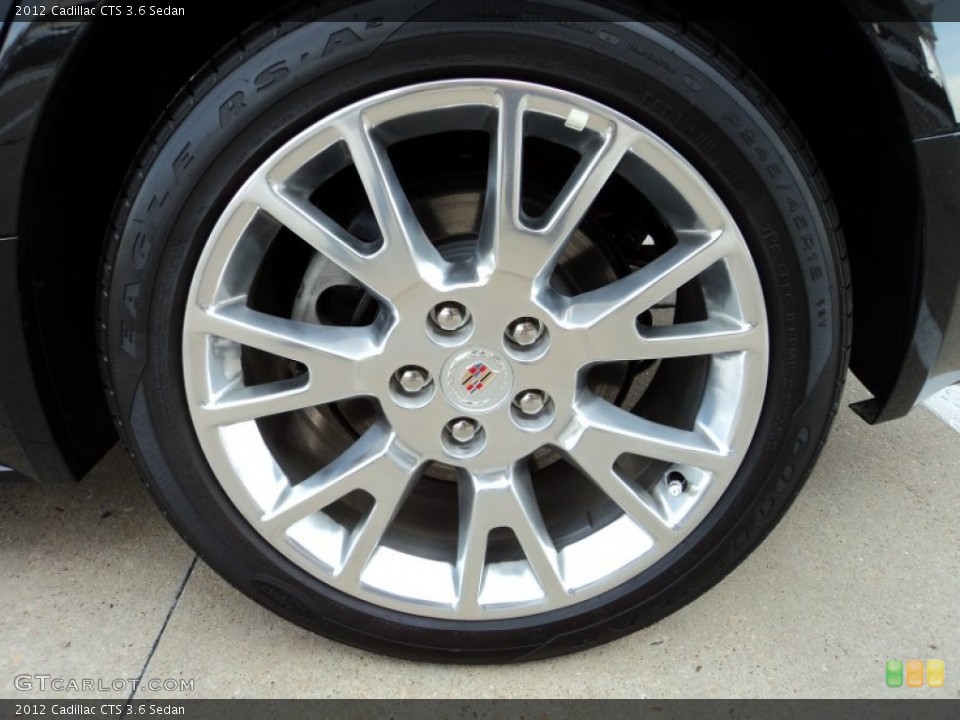2012 Cadillac CTS 3.6 Sedan Wheel and Tire Photo #57785146