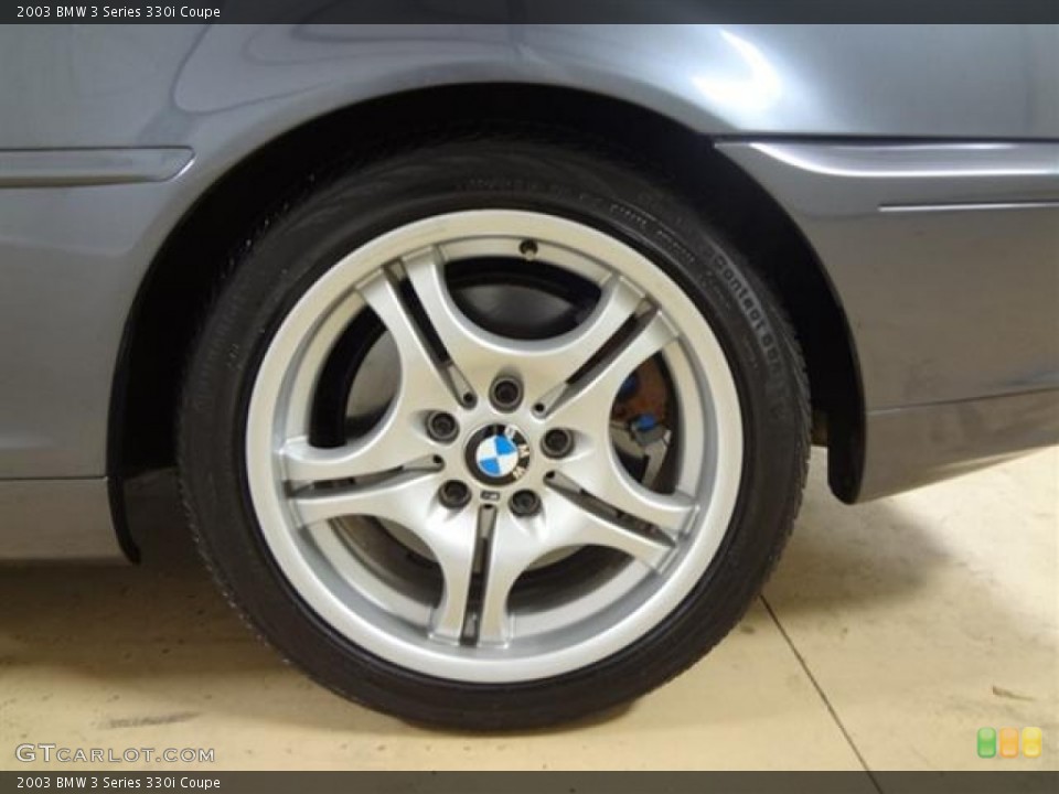 2003 BMW 3 Series 330i Coupe Wheel and Tire Photo #57789197