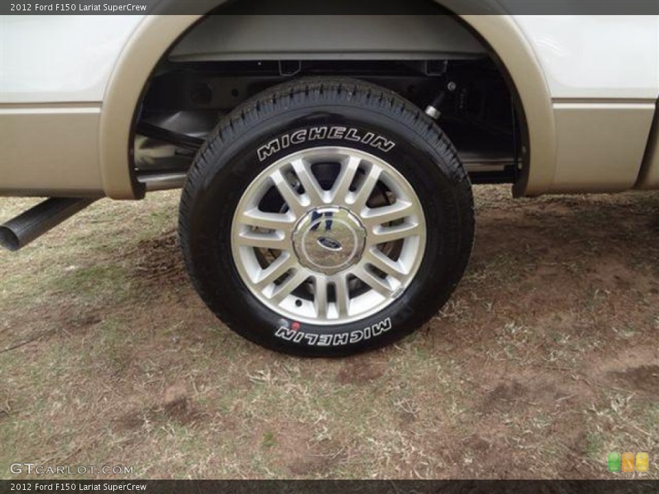 2012 Ford F150 Lariat SuperCrew Wheel and Tire Photo #57794918