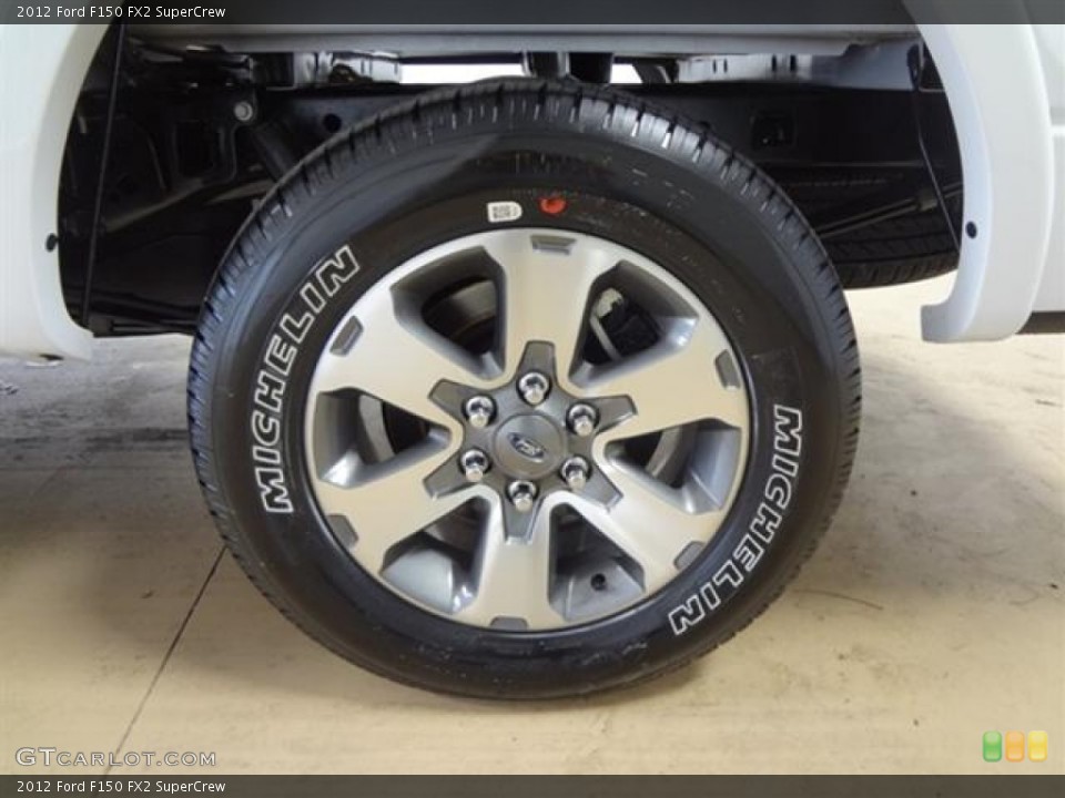2012 Ford F150 FX2 SuperCrew Wheel and Tire Photo #57795128
