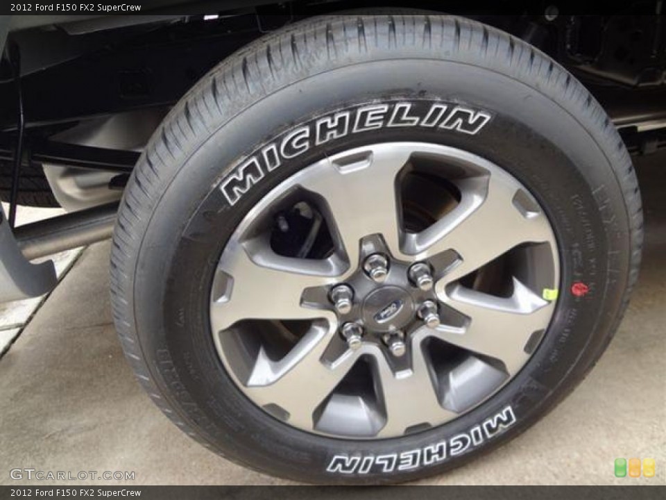2012 Ford F150 FX2 SuperCrew Wheel and Tire Photo #57795338