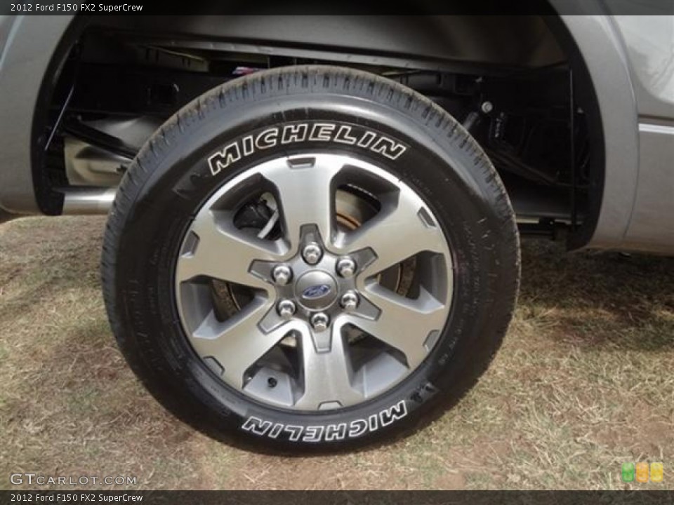 2012 Ford F150 FX2 SuperCrew Wheel and Tire Photo #57795827