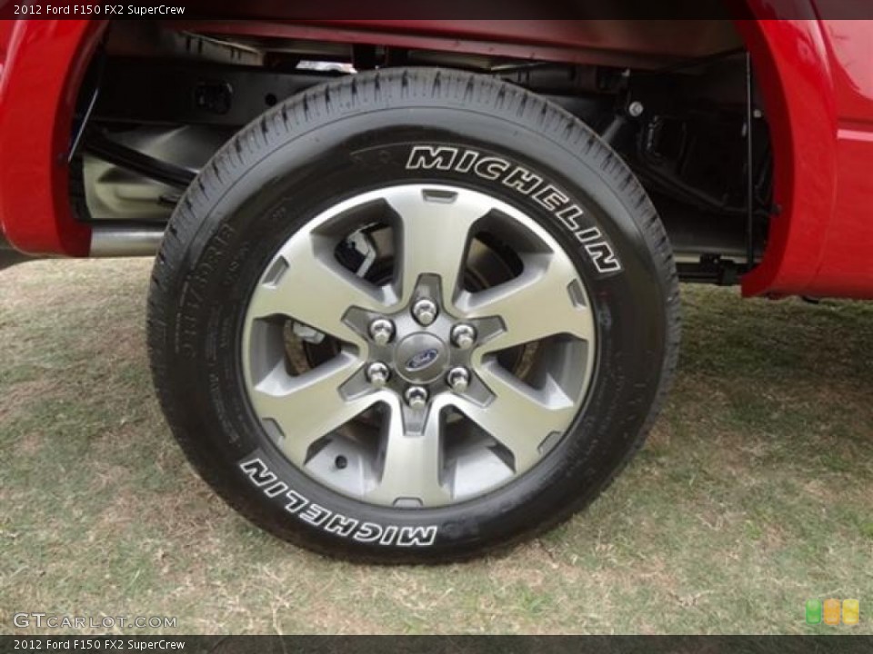 2012 Ford F150 FX2 SuperCrew Wheel and Tire Photo #57795993