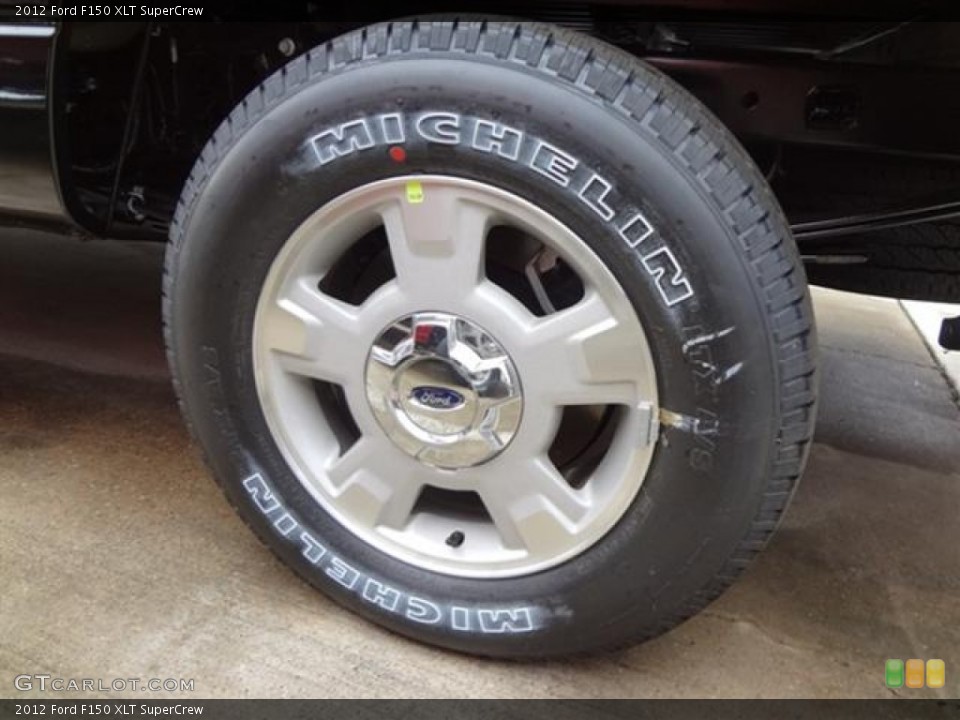 2012 Ford F150 XLT SuperCrew Wheel and Tire Photo #57796241