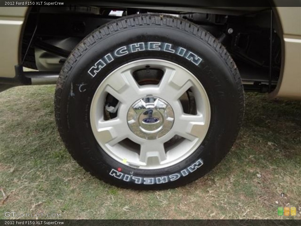 2012 Ford F150 XLT SuperCrew Wheel and Tire Photo #57796845