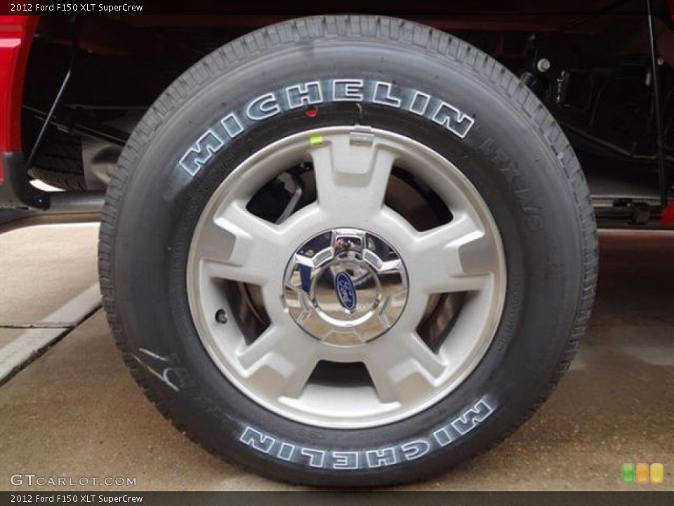 2012 Ford F150 XLT SuperCrew Wheel and Tire Photo #57797661