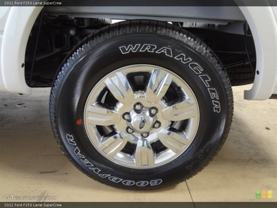 2012 Ford F150 Lariat SuperCrew Wheel and Tire Photo #57798076