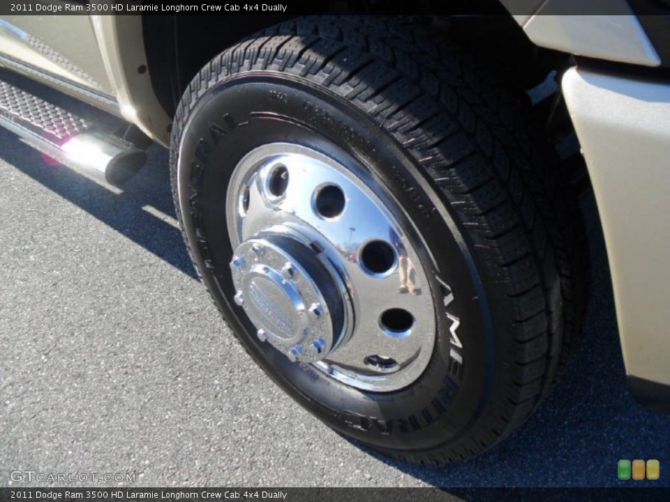 2011 Dodge Ram 3500 HD Laramie Longhorn Crew Cab 4x4 Dually Wheel and Tire Photo #57803522