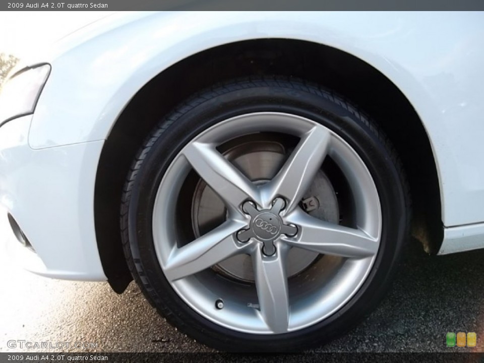2009 Audi A4 2.0T quattro Sedan Wheel and Tire Photo #57809201