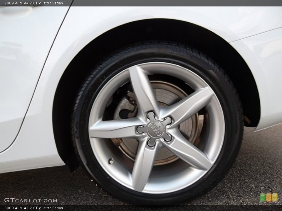 2009 Audi A4 2.0T quattro Sedan Wheel and Tire Photo #57809213