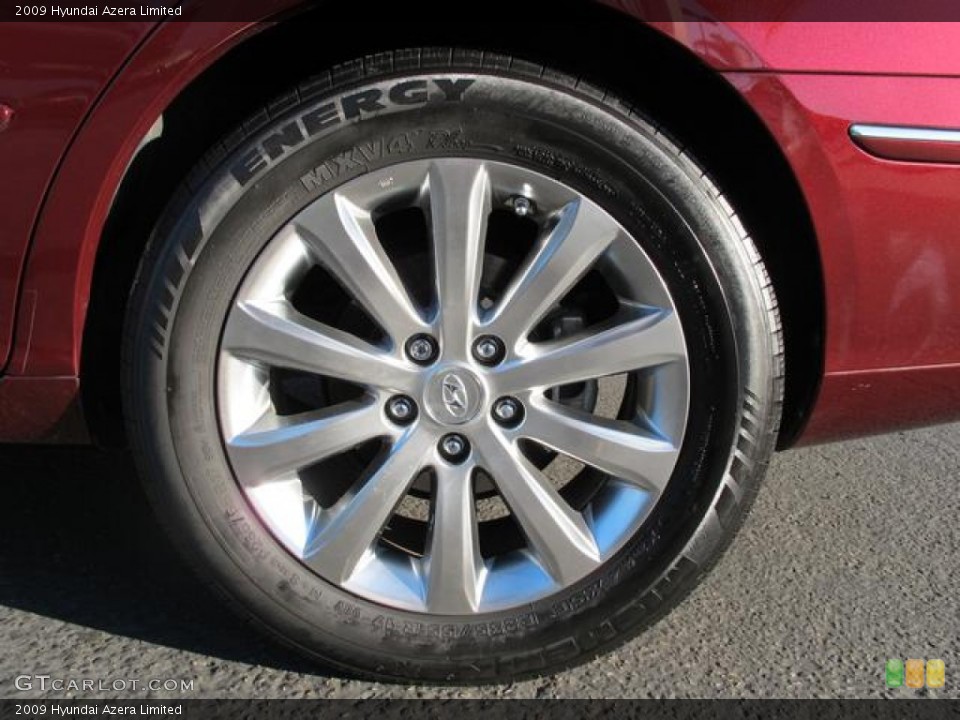 2009 Hyundai Azera Limited Wheel and Tire Photo #57810086