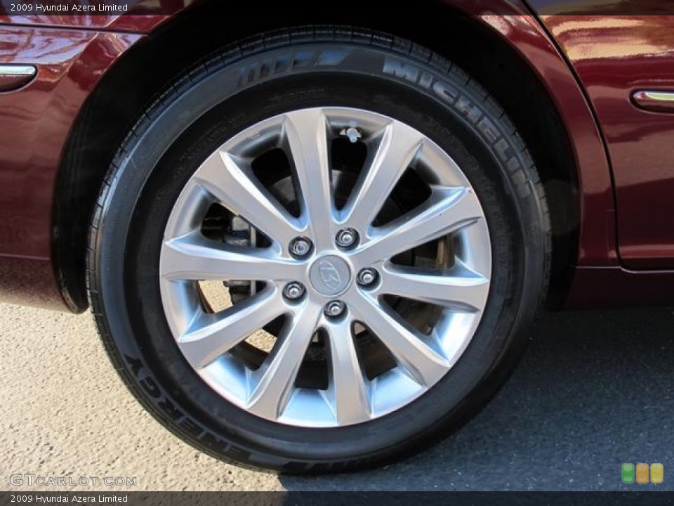 2009 Hyundai Azera Limited Wheel and Tire Photo #57810095