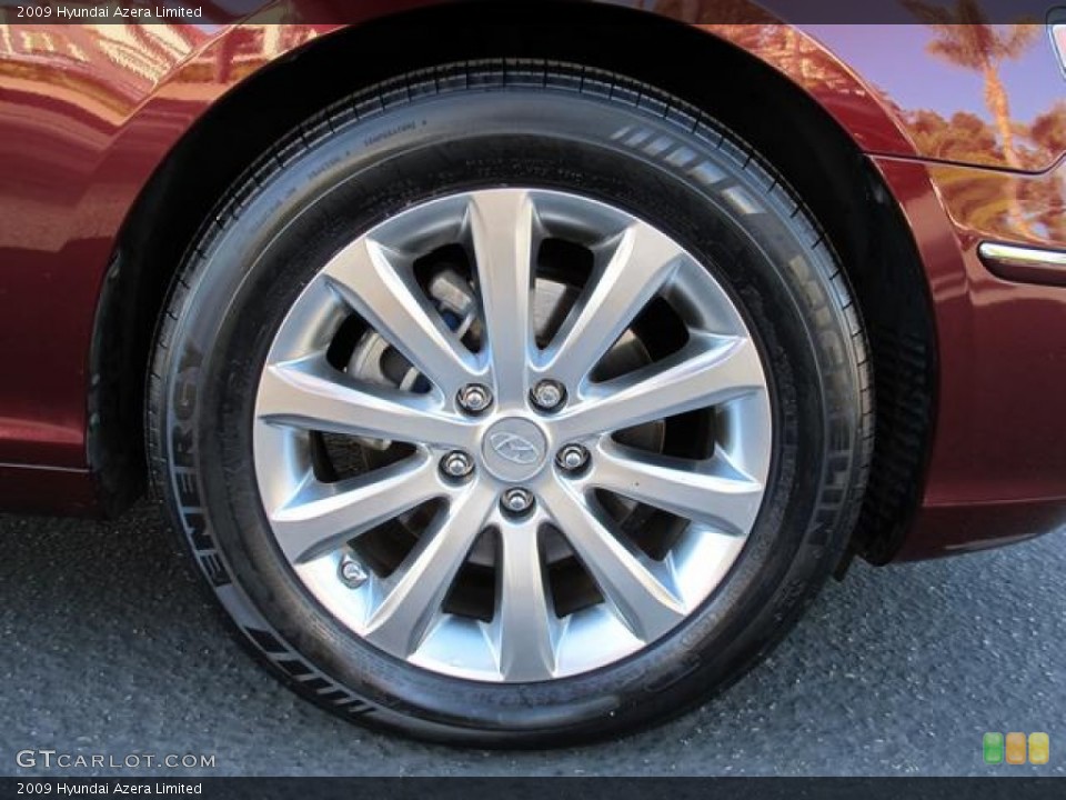 2009 Hyundai Azera Limited Wheel and Tire Photo #57810104