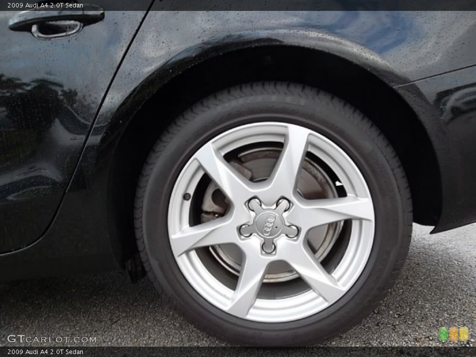 2009 Audi A4 2.0T Sedan Wheel and Tire Photo #57810164