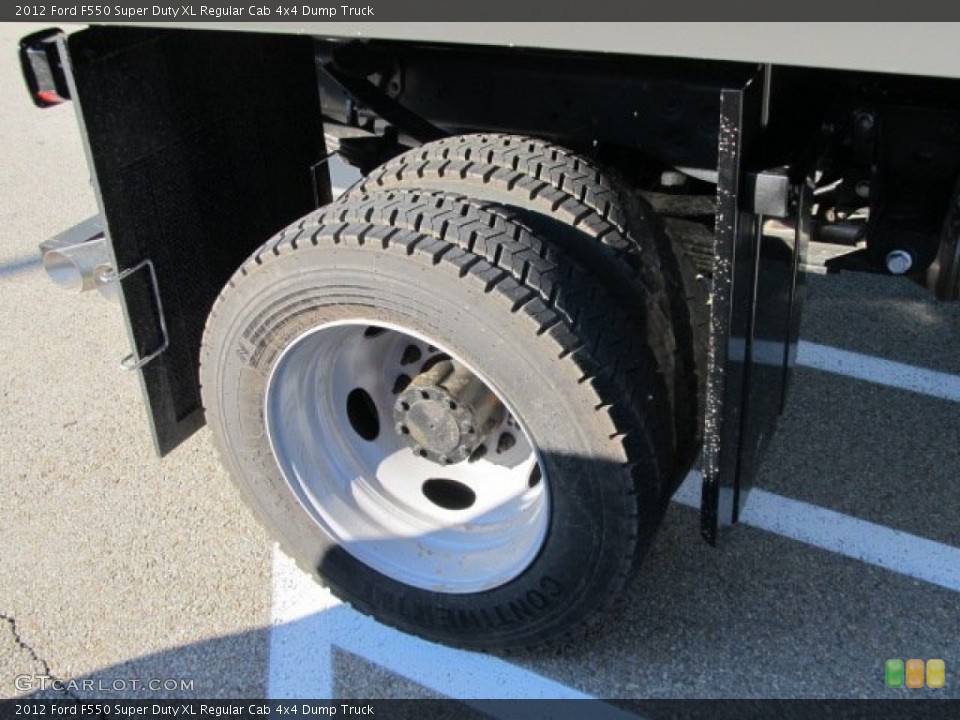 2012 Ford F550 Super Duty XL Regular Cab 4x4 Dump Truck Wheel and Tire Photo #57812624