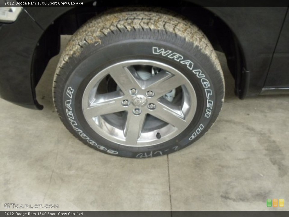 2012 Dodge Ram 1500 Sport Crew Cab 4x4 Wheel and Tire Photo #57819193