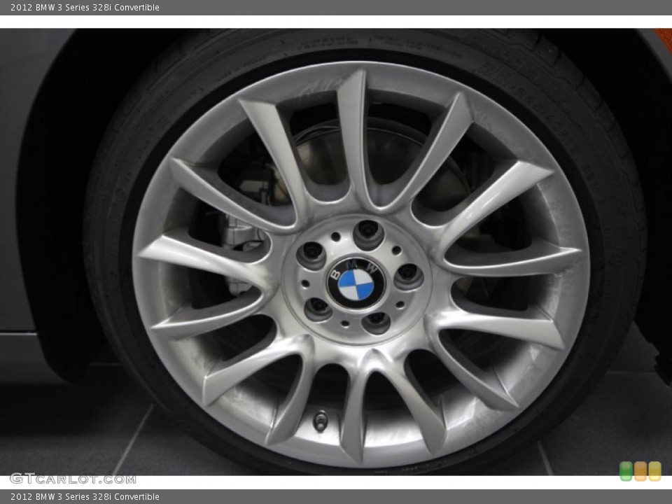 2012 BMW 3 Series 328i Convertible Wheel and Tire Photo #57847580