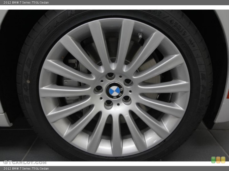 2012 BMW 7 Series 750Li Sedan Wheel and Tire Photo #57849359