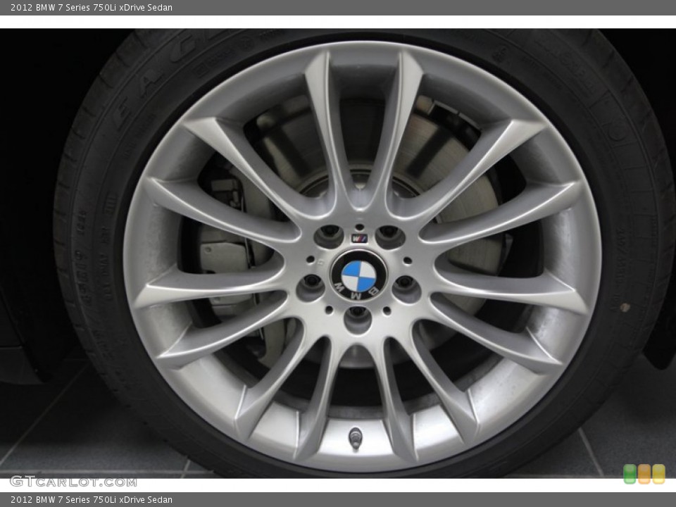 2012 BMW 7 Series 750Li xDrive Sedan Wheel and Tire Photo #57849874