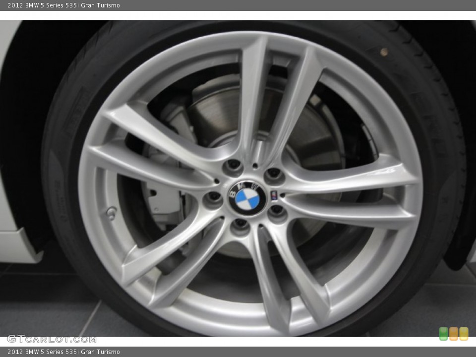 2012 BMW 5 Series 535i Gran Turismo Wheel and Tire Photo #57850373