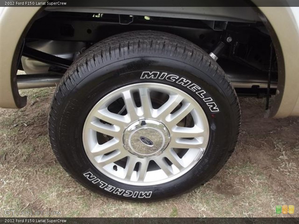 2012 Ford F150 Lariat SuperCrew Wheel and Tire Photo #57854970
