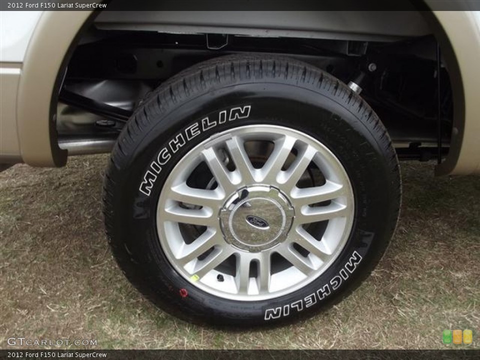 2012 Ford F150 Lariat SuperCrew Wheel and Tire Photo #57855239