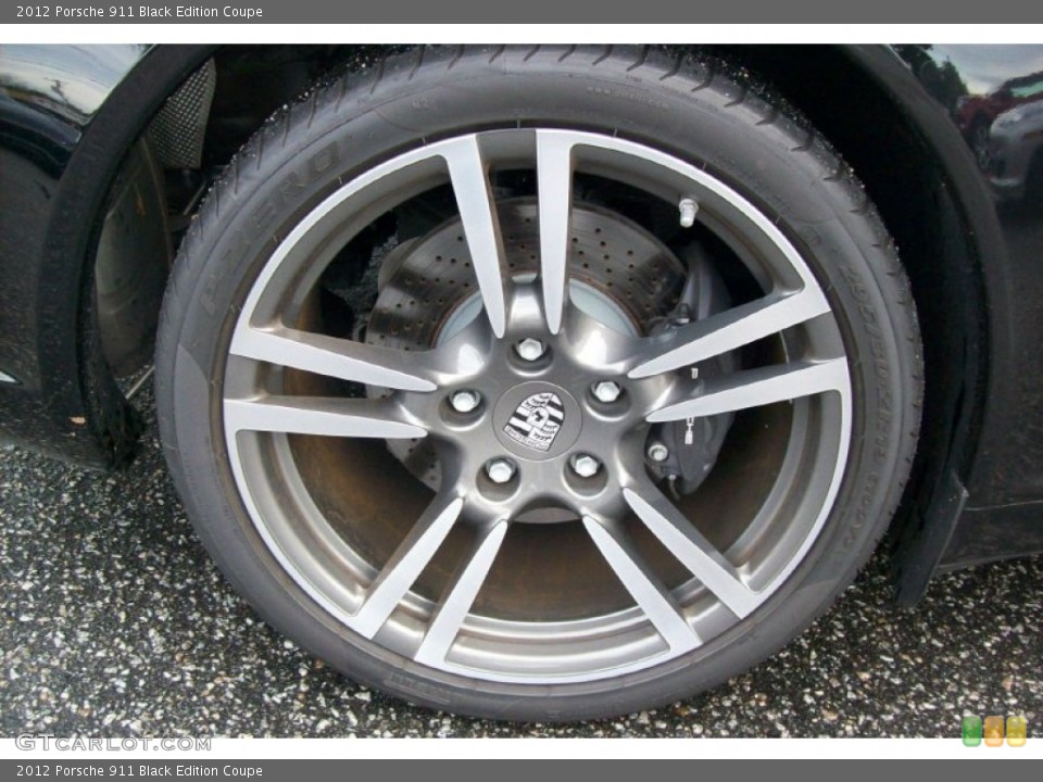 2012 Porsche 911 Black Edition Coupe Wheel and Tire Photo #57855242