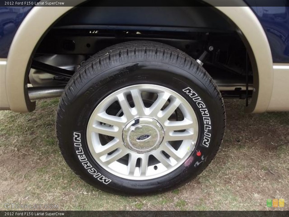 2012 Ford F150 Lariat SuperCrew Wheel and Tire Photo #57855512