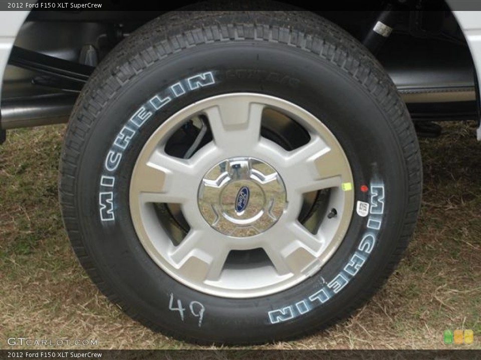 2012 Ford F150 XLT SuperCrew Wheel and Tire Photo #57855764