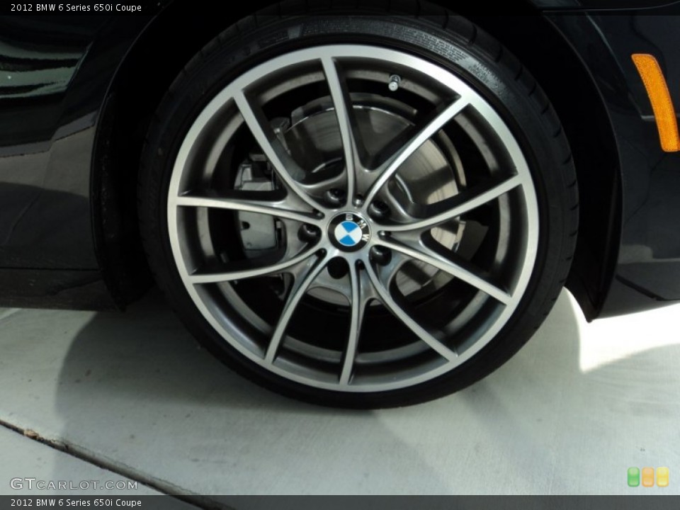 2012 BMW 6 Series 650i Coupe Wheel and Tire Photo #57857192