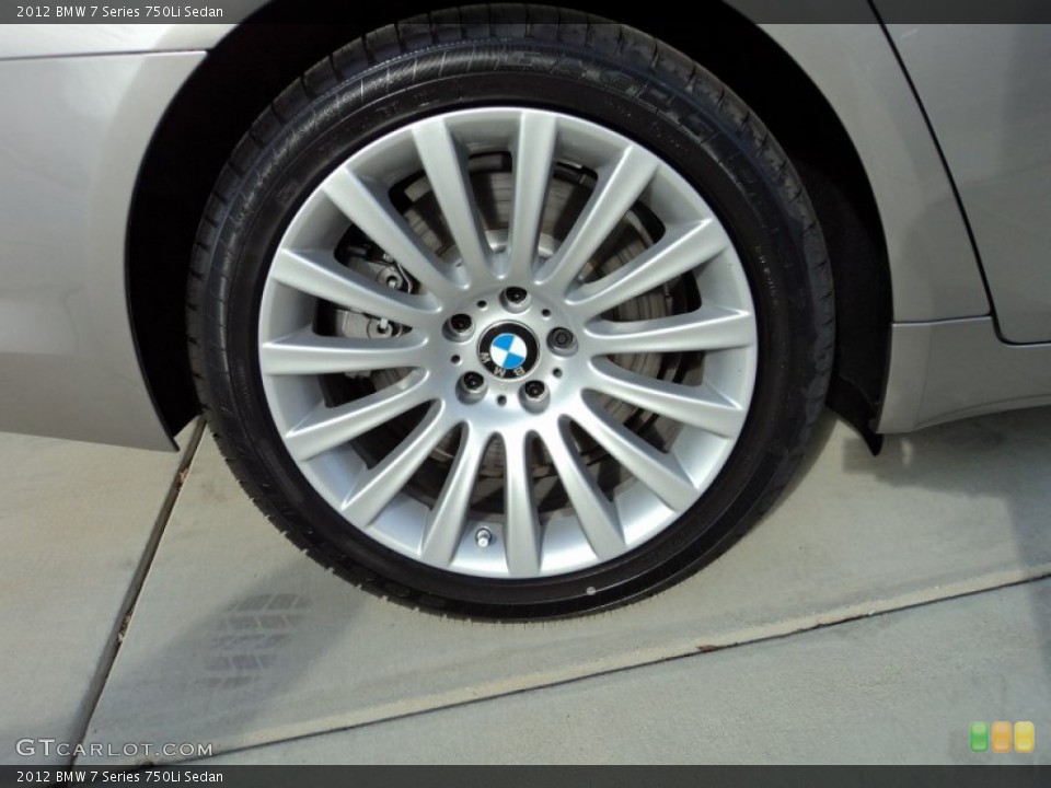 2012 BMW 7 Series 750Li Sedan Wheel and Tire Photo #57857468